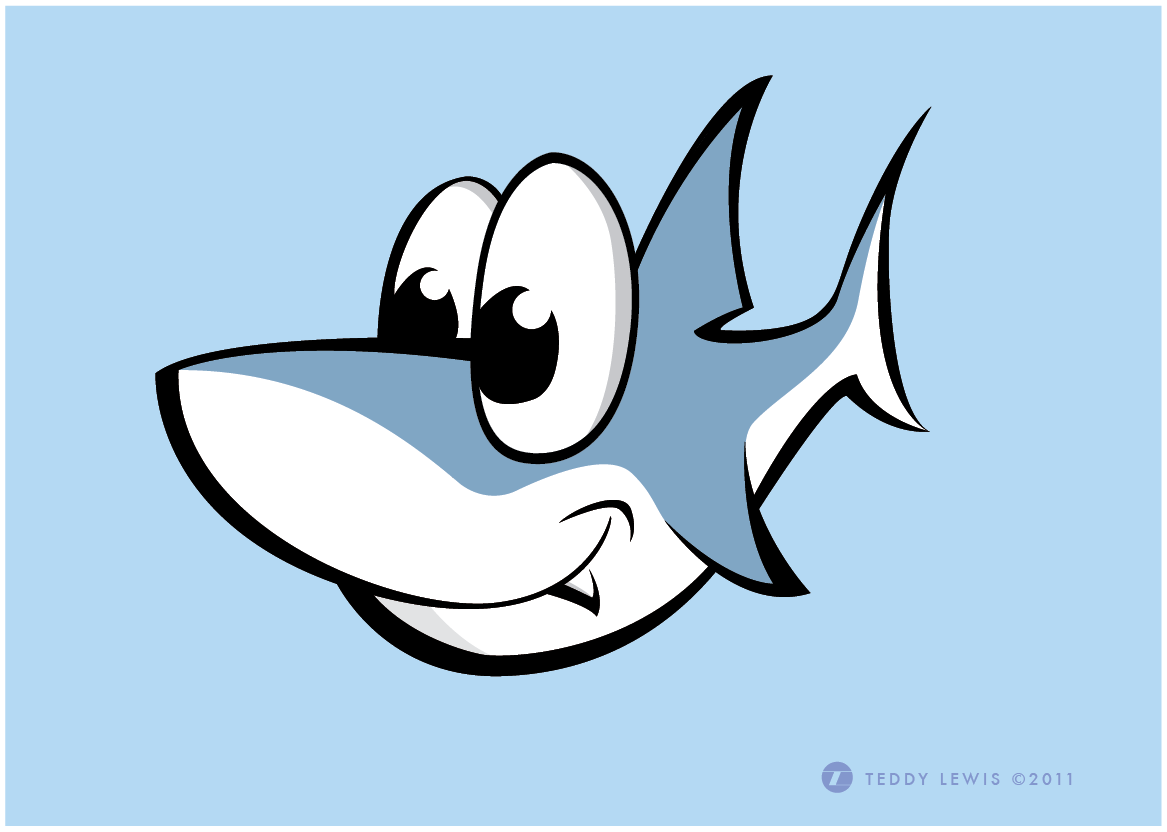 free animated shark clipart - photo #43