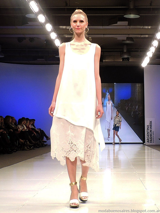 Adriana Costantini primavera verano 2015 vestidos. Argentina Fashion Week primavera verano 2015.