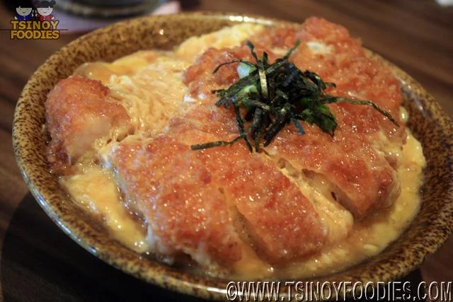 pork cutlet with scrambled egg in tokyo style