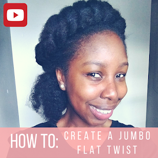 How to create a jumbo flat twist tutorial - ClassyCurlies