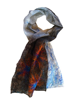 Asiatic lily scarf