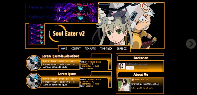 Soul Eater V.2 | Template