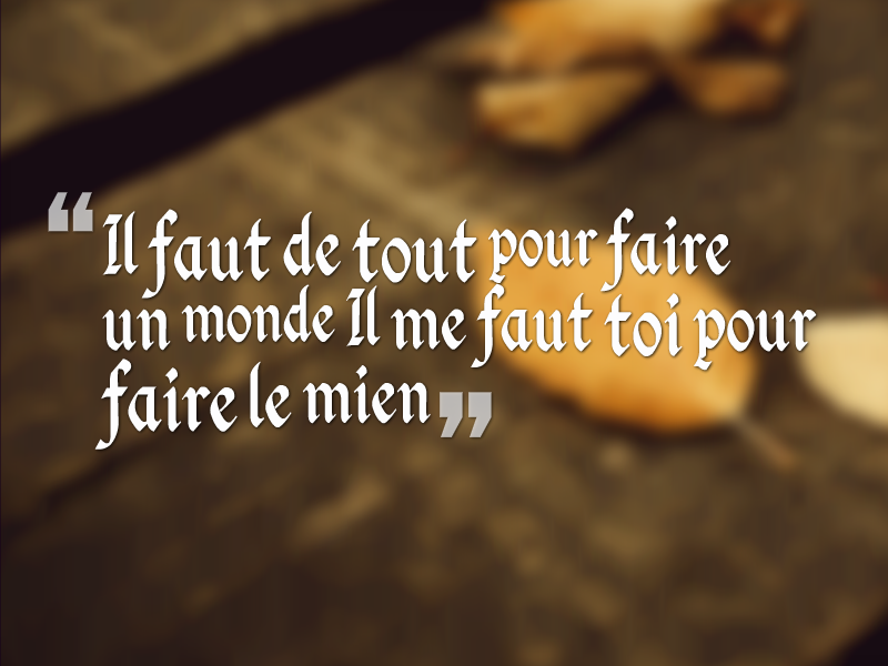 phrase amour rappeur