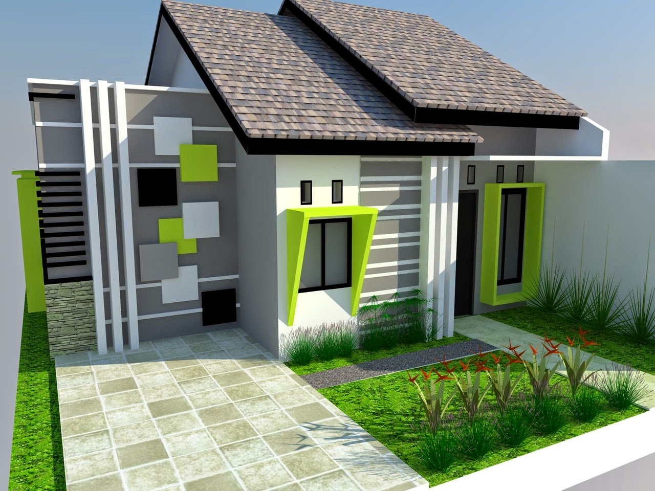 25 Rumah Sederhana Minimalis Type 36 Beserta Denahnya Disain