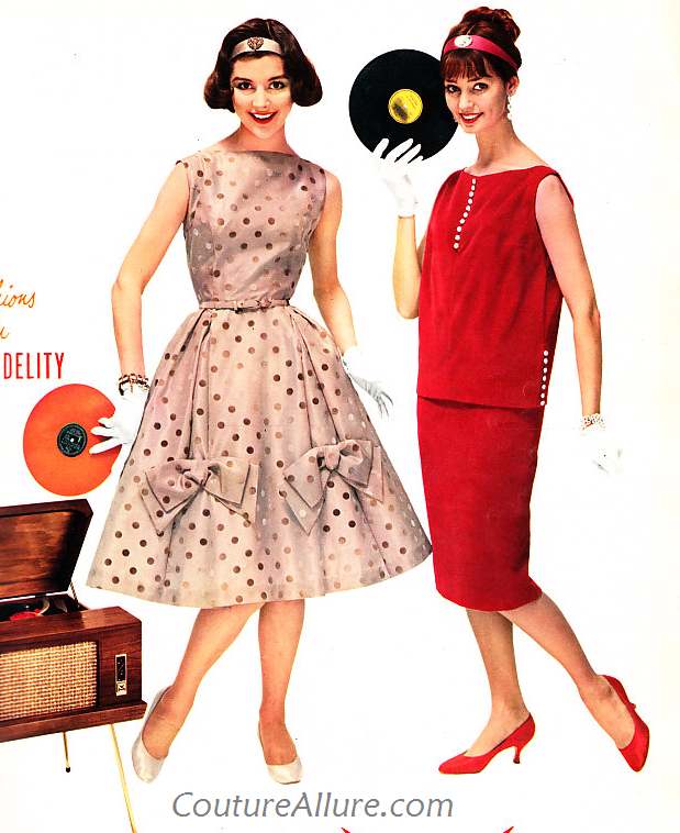 Couture Allure Vintage Fashion: Vicky Vaughn Dresses - 1958
