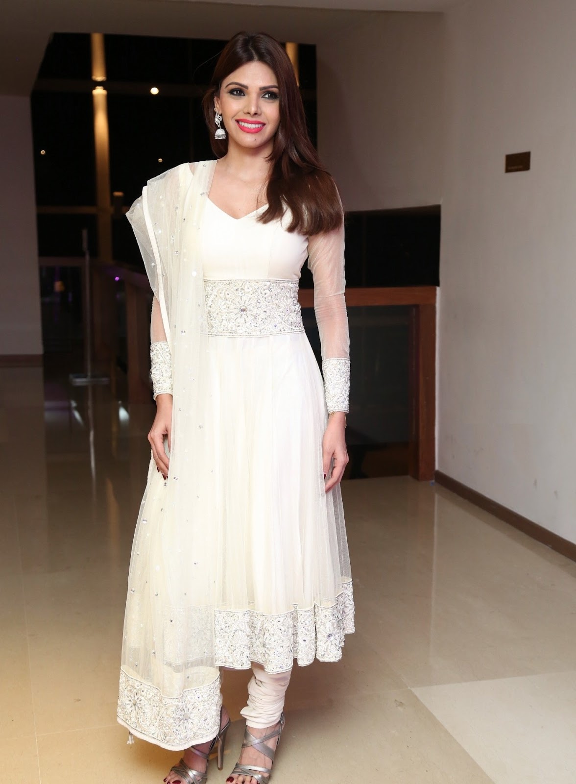 Sherlyn Chopra Looks Super Hot in White Dress At DJ Inayah Sharon Aamir's Daughter Sanayah's 1st Birthday Iftar Party At Movida, Hyderabad