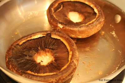 mushrooms, pan frying, butter