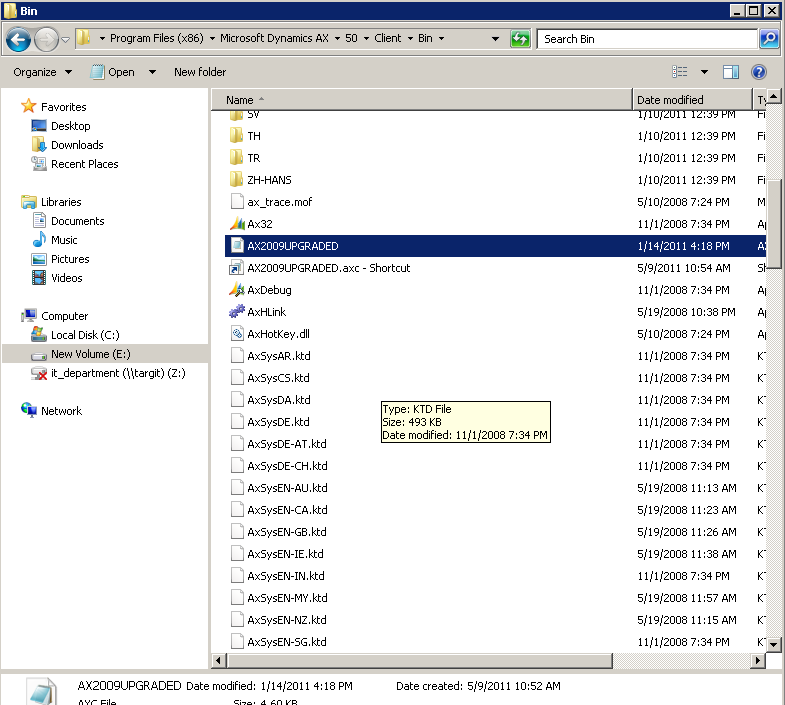 AX WONDERS Deploy AX 2009 from Terminal Services with the AX