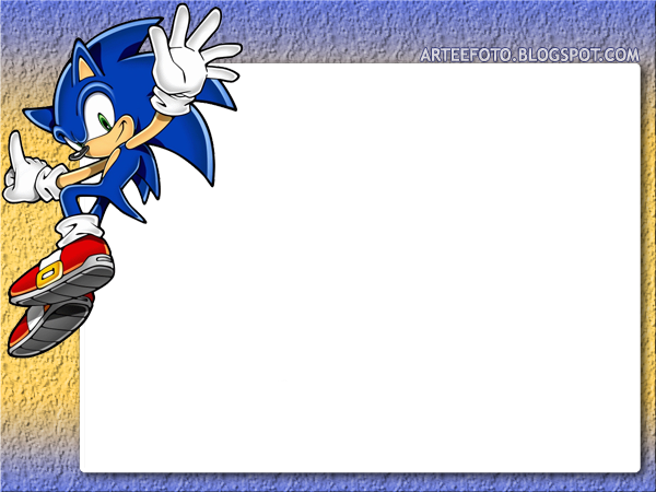 TATU-BOLINHA DECORAÇÃO: Sonic para imprimir