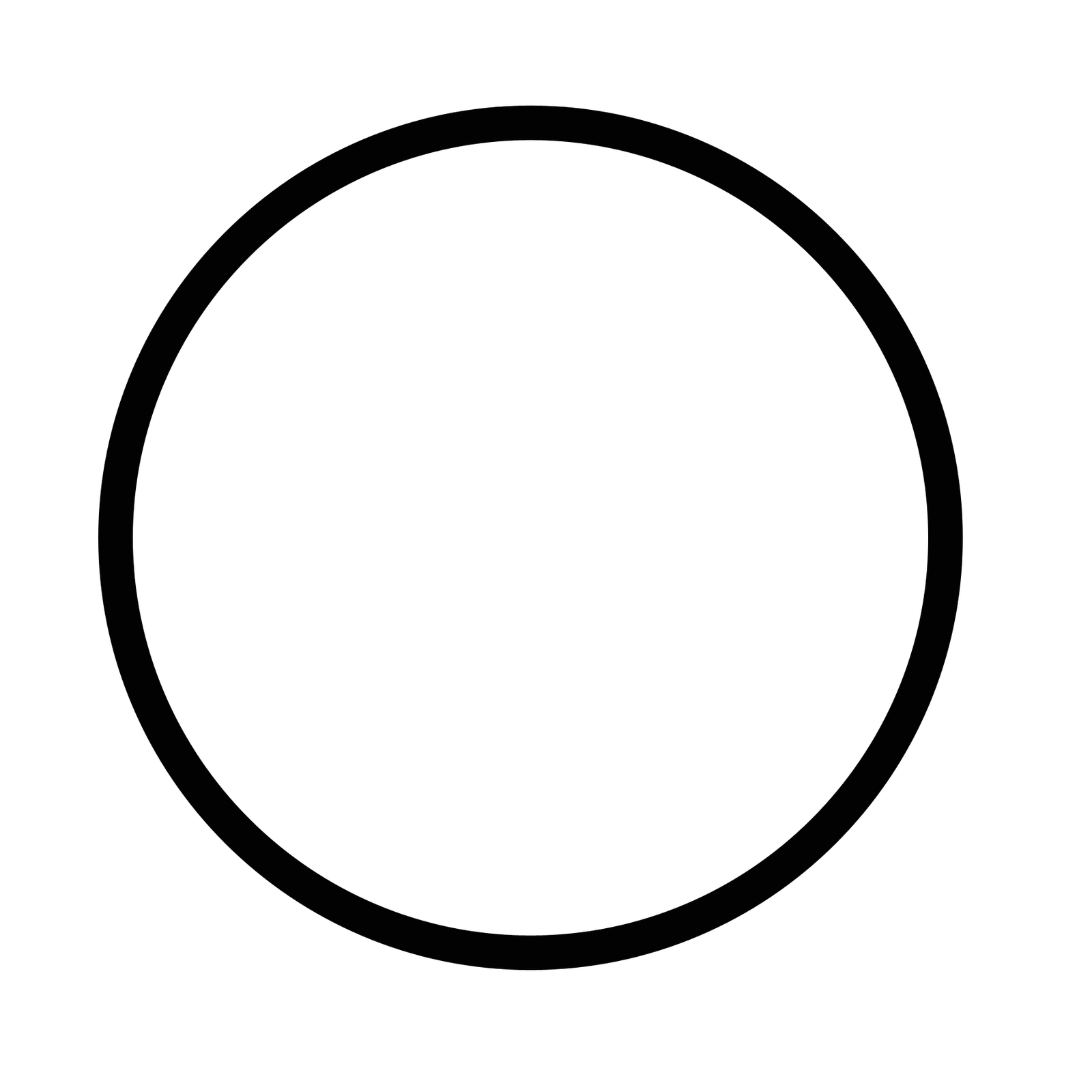 Transparent Circle Outline