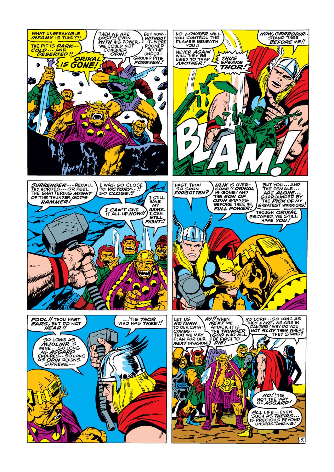 Read online Thor (1966) comic -  Issue #139 - 16