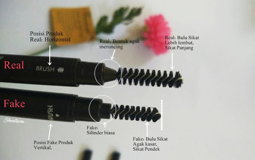 Beauty Diary Asli Vs Palsu Fake Vs Real Pensil Alis By Etude House