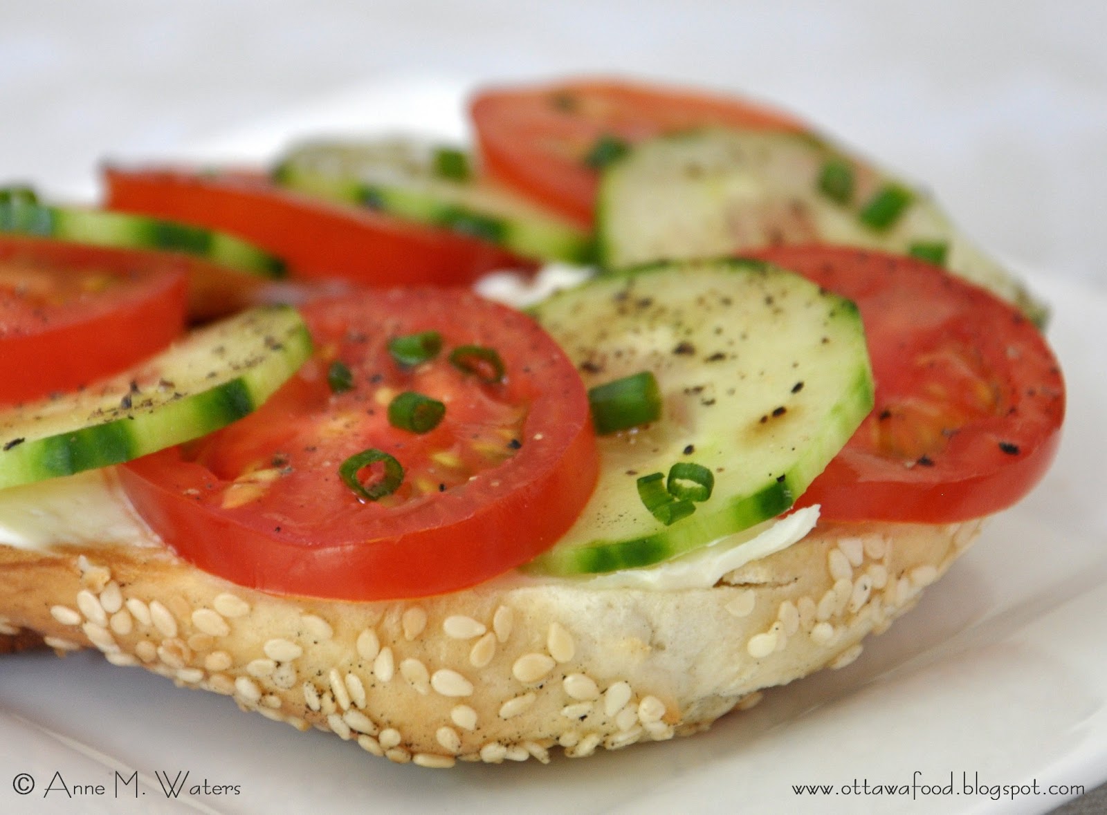 If Music be the Food of Love, Play On Lunching Bagel with Cream