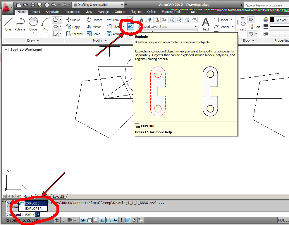 Как нарисовать горизонтали в автокаде