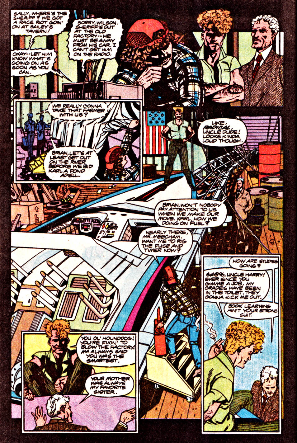 Read online The Punisher (1987) comic -  Issue #44 - Flag Burner - 17