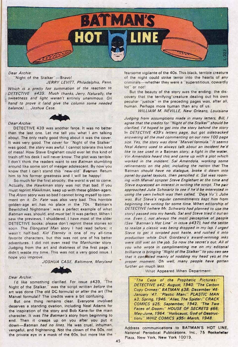 Read online Detective Comics (1937) comic -  Issue #441 - 45