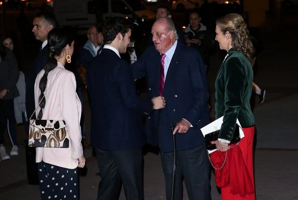 King Juan Carlos, Infanta Elena, Victoria Federica de Marichalar and Felipe Juan Froilan de Marichalar