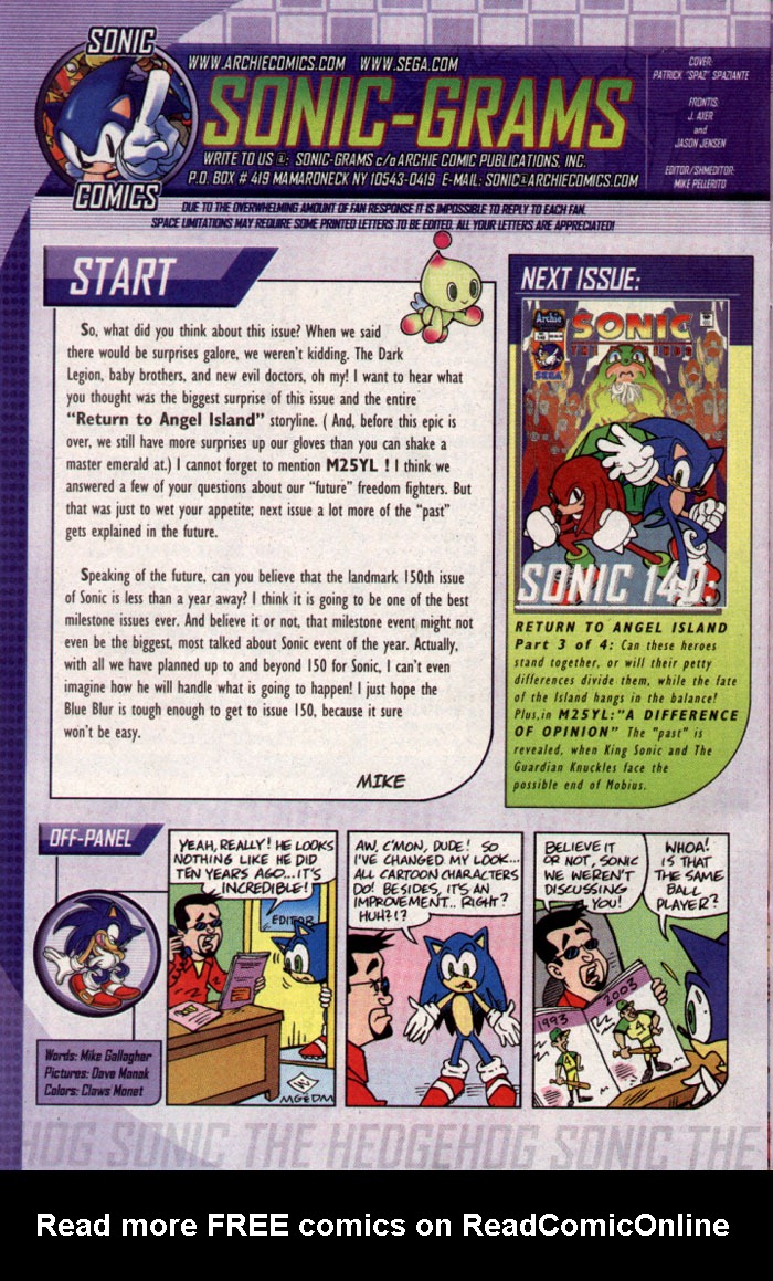 Read online Sonic The Hedgehog comic -  Issue #139 - 24