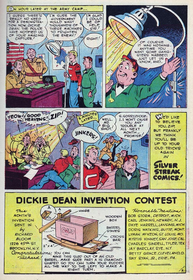 Read online Silver Streak Comics comic -  Issue #20 - 21