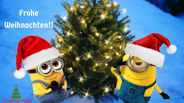 Fantastisch Lustige Minions Bilder Frohe Weihnachten 2019 | Frohes