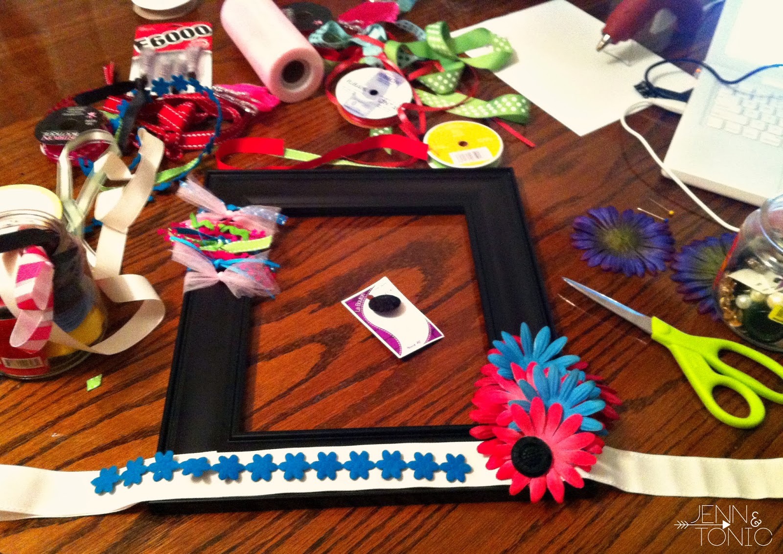 Jenn and Tonic Handmade Housewarming Embellished Picture Frame