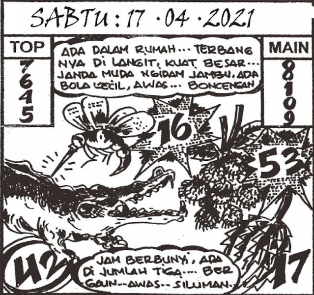 Kode Syair Sydney 17 April 2021 Togel Sydney Pangkalantoto