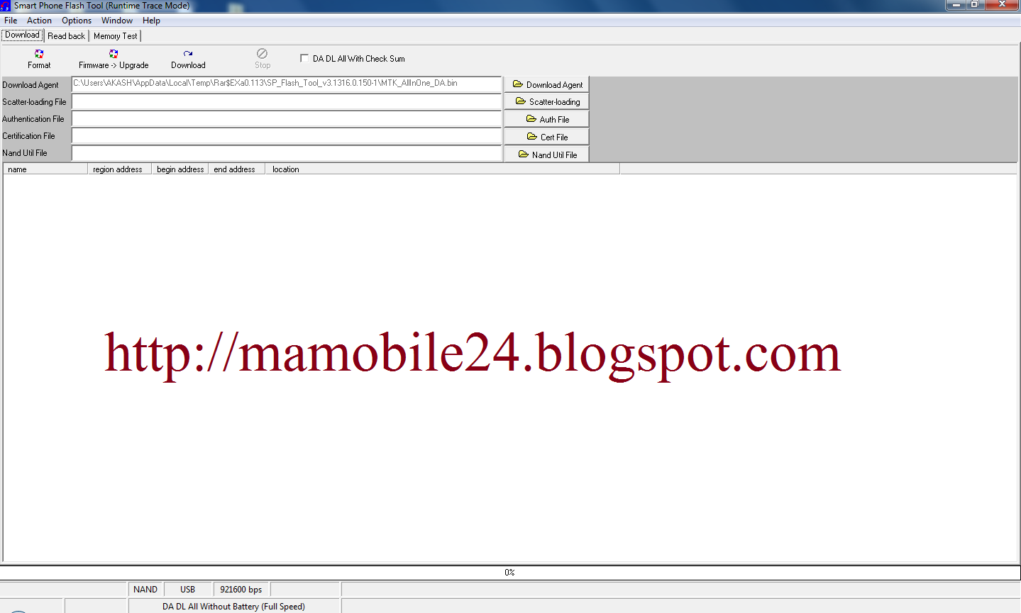 TÉLÉCHARGER SP FLASH TOOL V3.1344.0 FLASH V3.1344.0 SP TÉLÉCHARGER TOOL