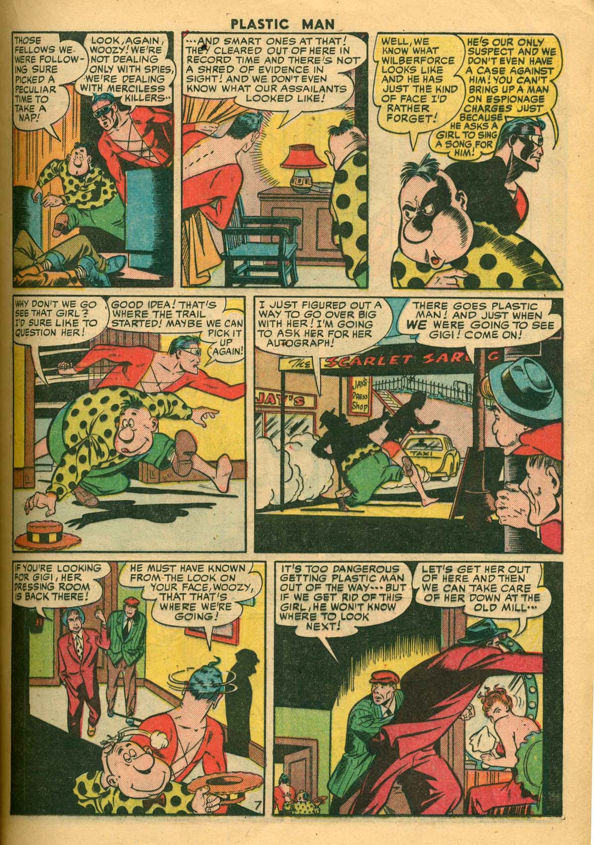 Read online Plastic Man (1943) comic -  Issue #27 - 21