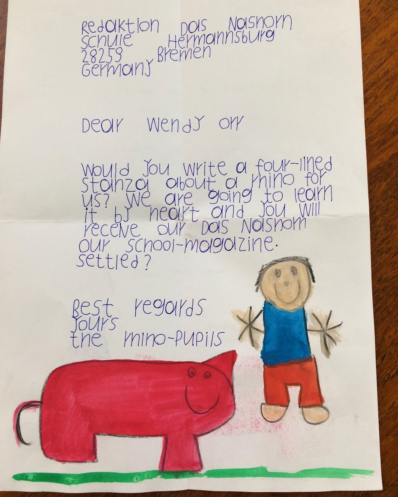 author journal Rhinoceros poems and strange things writers do