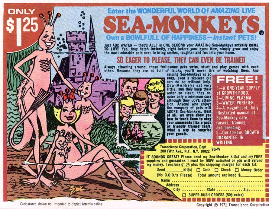 What is a Sea-Monkey®?  Weird Fantastic Toy Adventures