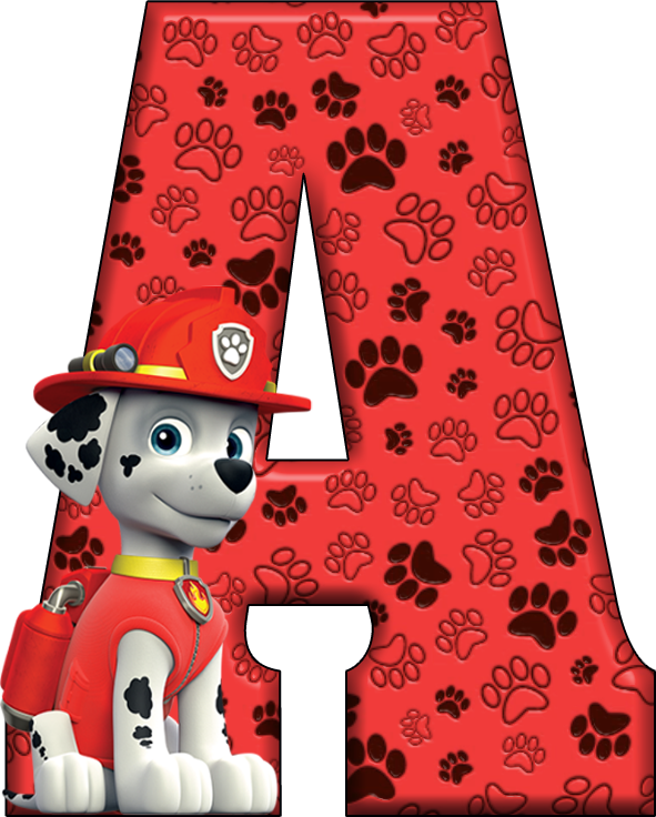 Letras Nombre Decoradas Patrulla Canina Letras Nombre Decoradas Patrulla Canina