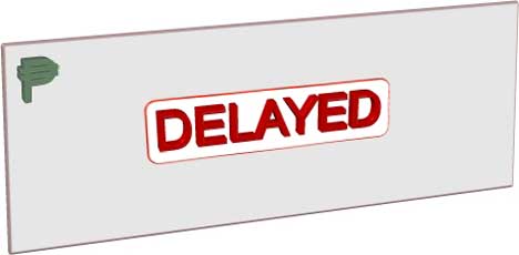 Cheque clearance delay 