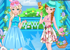 Frozen Sisters Easter Fun