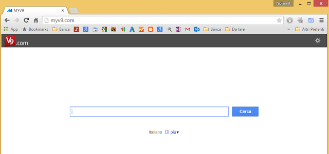 Come rimuovere Myv9.com da pagina iniziale