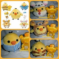 2011 Japan Lawson LE Costume change Kiiroitori Plush Set