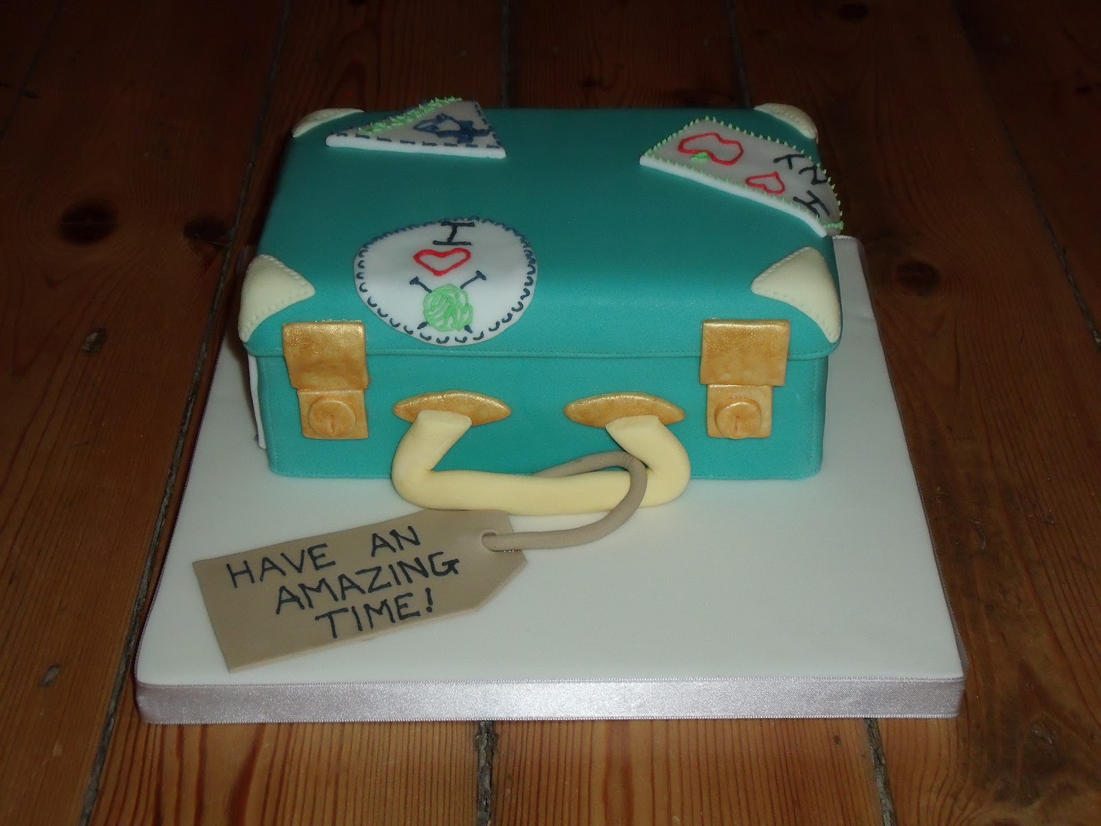 Abbie's Cake Adventures Suitcase cake