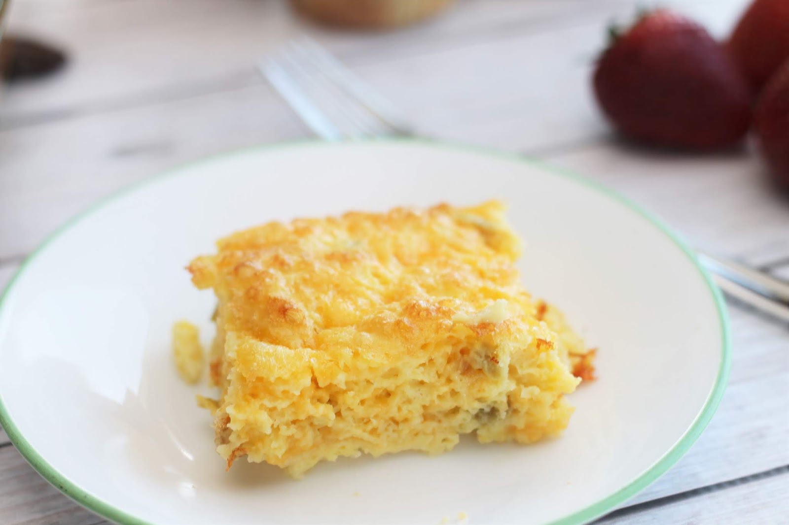 Green Chili Egg Puff Casserole Sew Simple Home