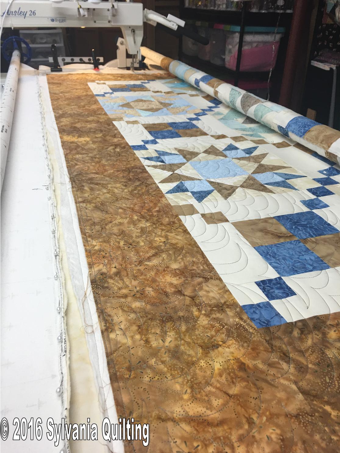 Sylvania Quilting Sand 'n Sea quilt