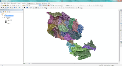 Hillshade yang sudah di Overlay Hillshade yang sudah di Overlay