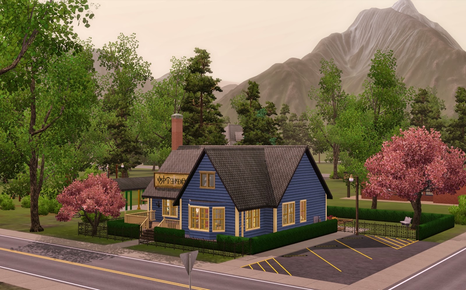 Summer's Little Sims 3 Garden Moonlight Falls (The Sims 3