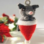 PATRON GRATIS RATON NAVIDAD AMIGURUMI 22031