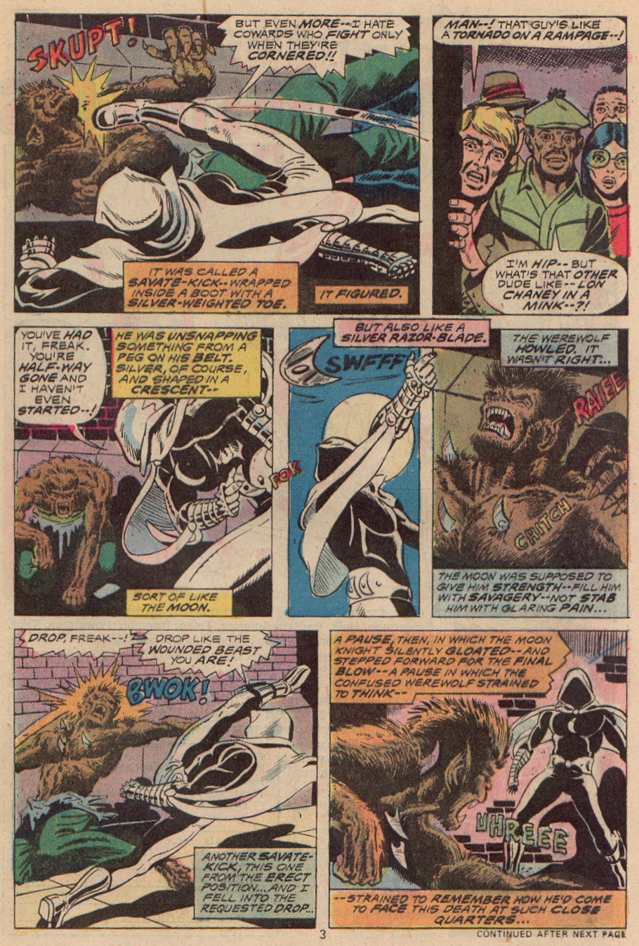 Read online Werewolf by Night (1972) comic -  Issue #32 - 4