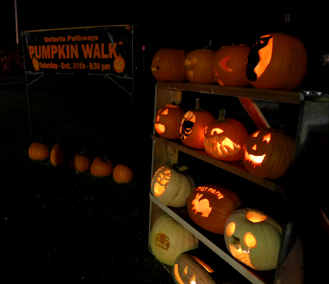 Haunted Eve's Halloween Blog Canandaigua Pumpkin Walk 2018