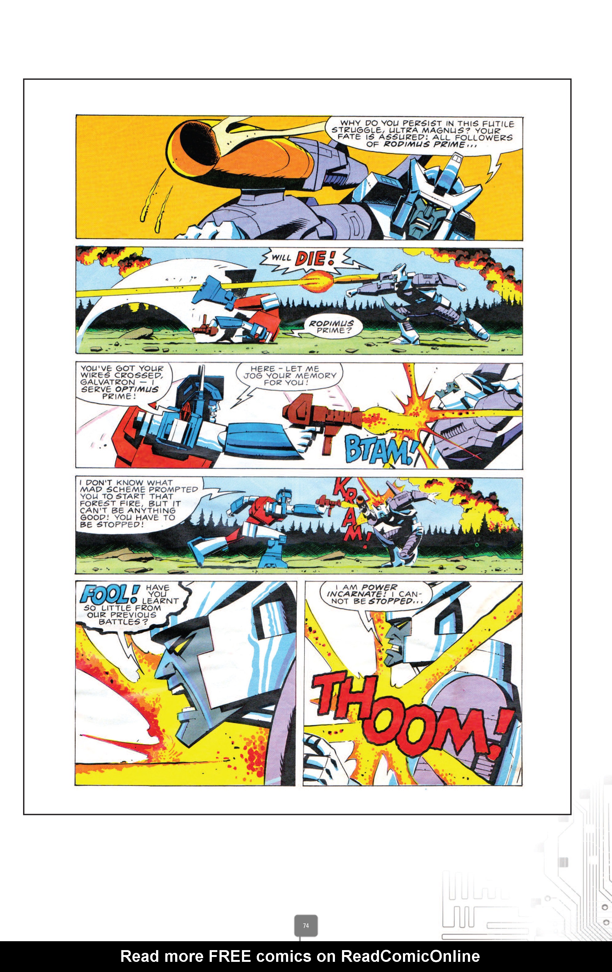 Read online The Transformers Classics UK comic -  Issue # TPB 4 - 74