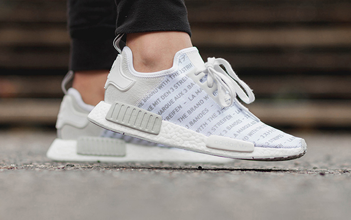 On-Feet Look at the adidas NMD "Whiteout" Brand with Three Stripes - Sneaker News