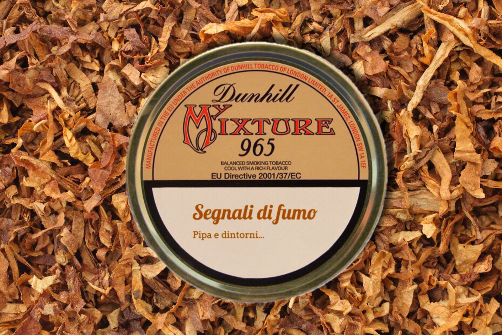 Tobacco Blends Lata Vacía Dunhill My Mixture 965 - Buy Other