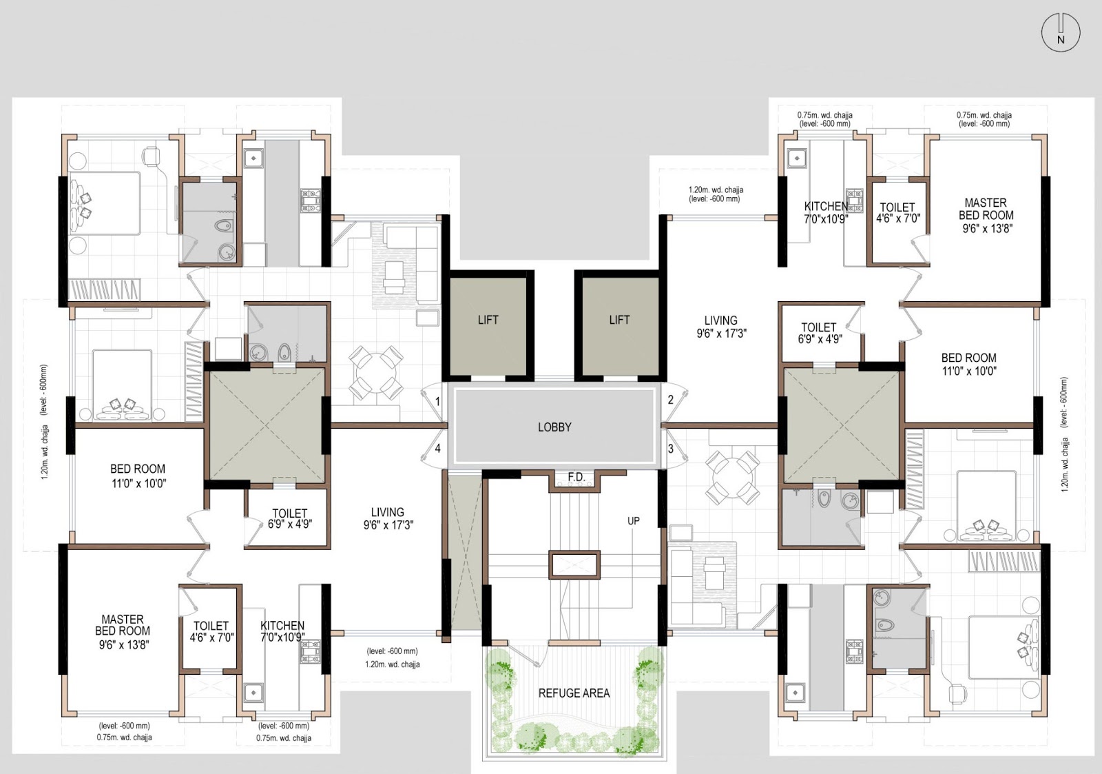 Under Construction 2BHK ,Goregaon West Samadhan Apartments by Poddar
