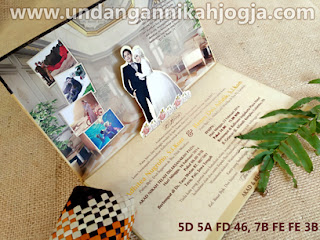 undangan hardcover pop up undangan nikah jogja SD10