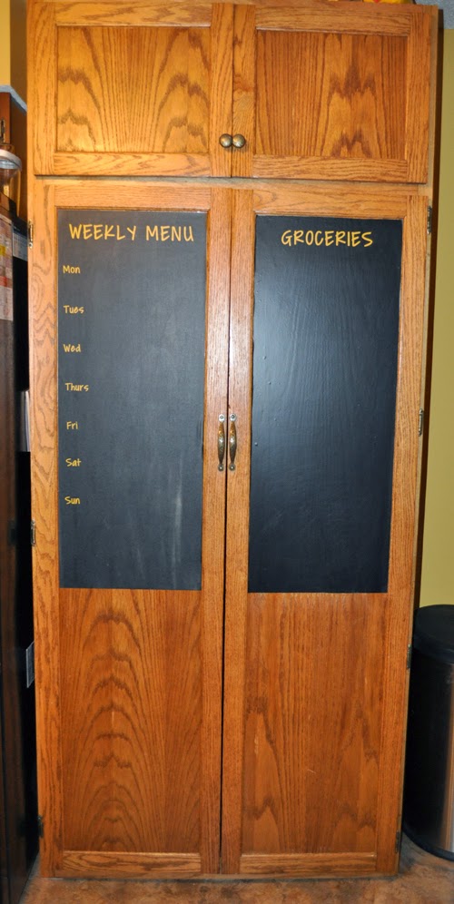 Late Night Crafts & Creations: Chalkboard Pantry Doors