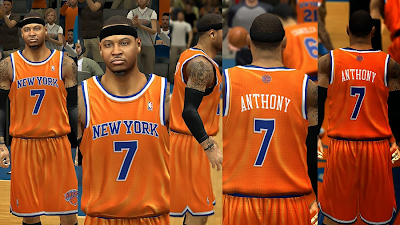 New Knicks Orange Alternate Uniform